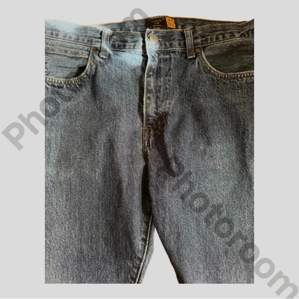 J.Crew Men's Straight Fit Jeans 34x32 Blue Denim Used